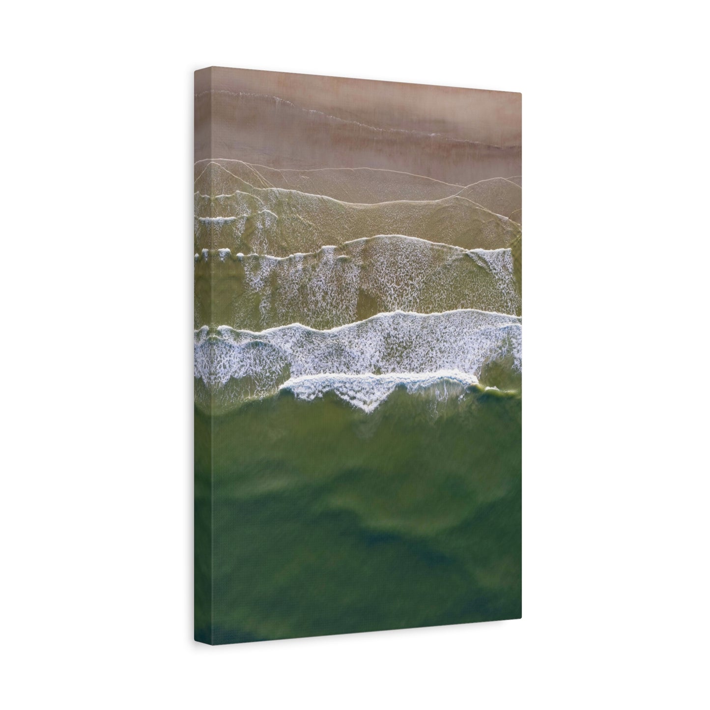 Sand Meets Water on Canvas