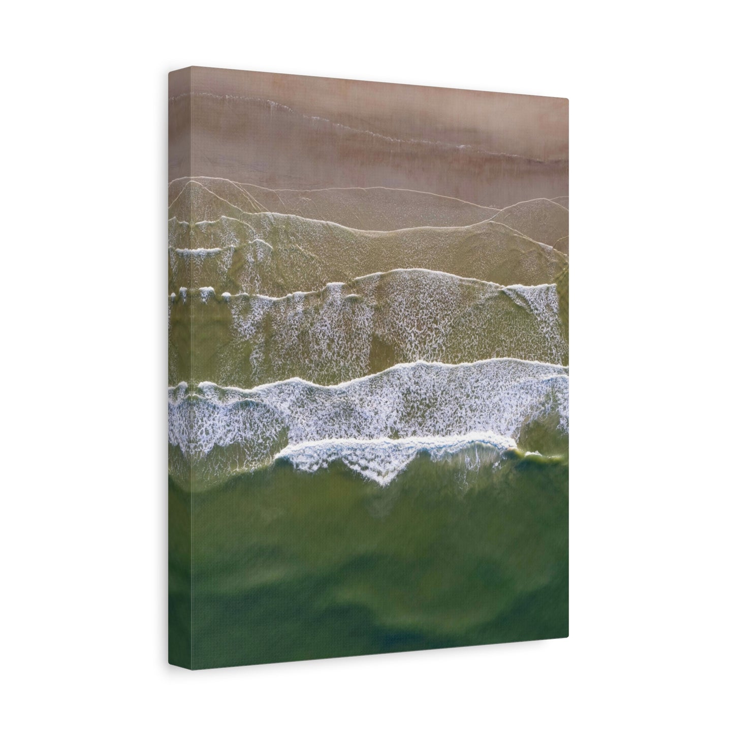 Sand Meets Water on Canvas
