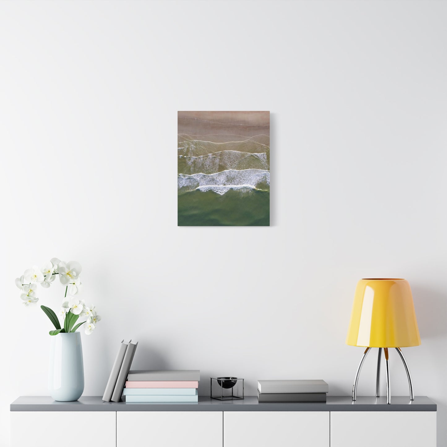 Sand Meets Water on Canvas