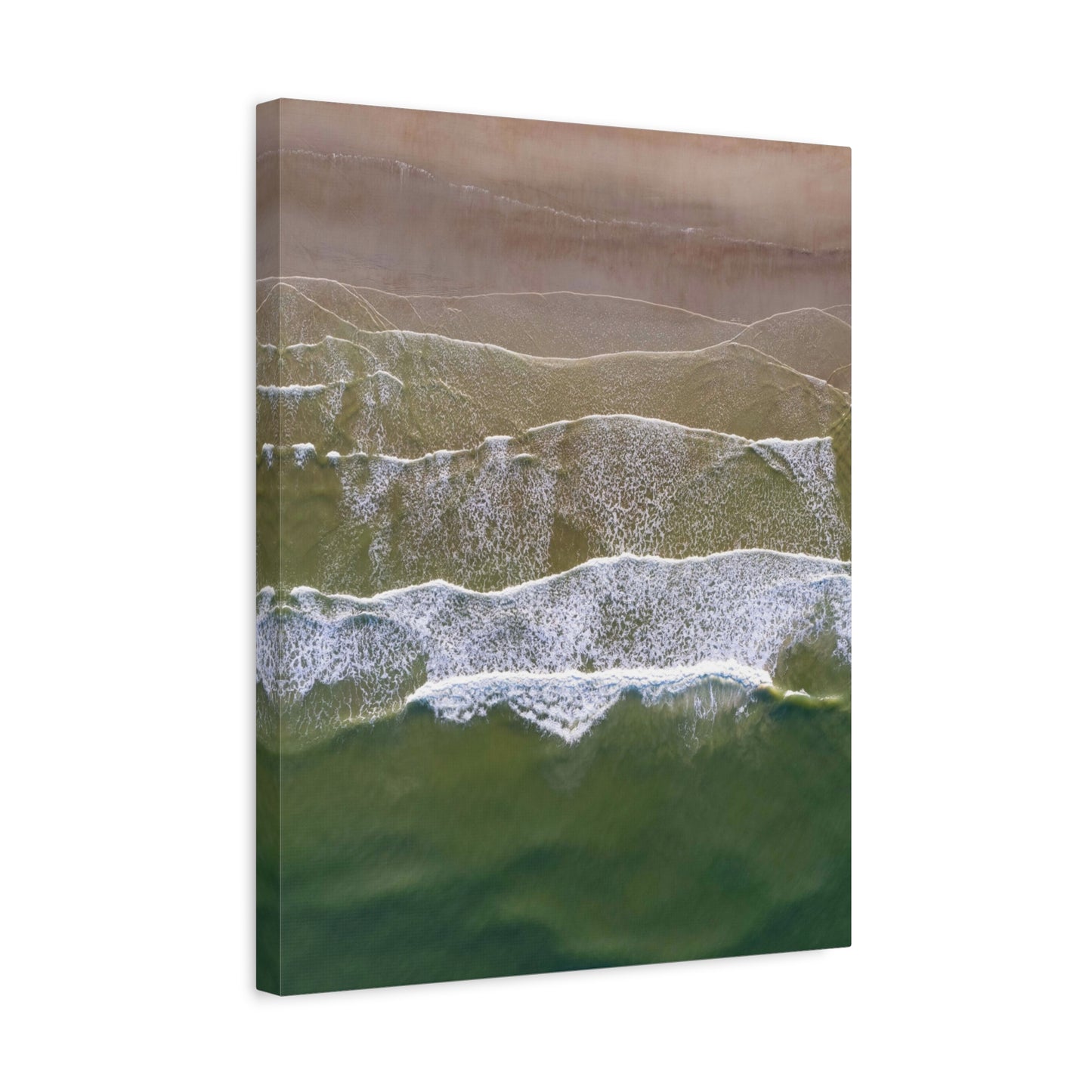 Sand Meets Water on Canvas