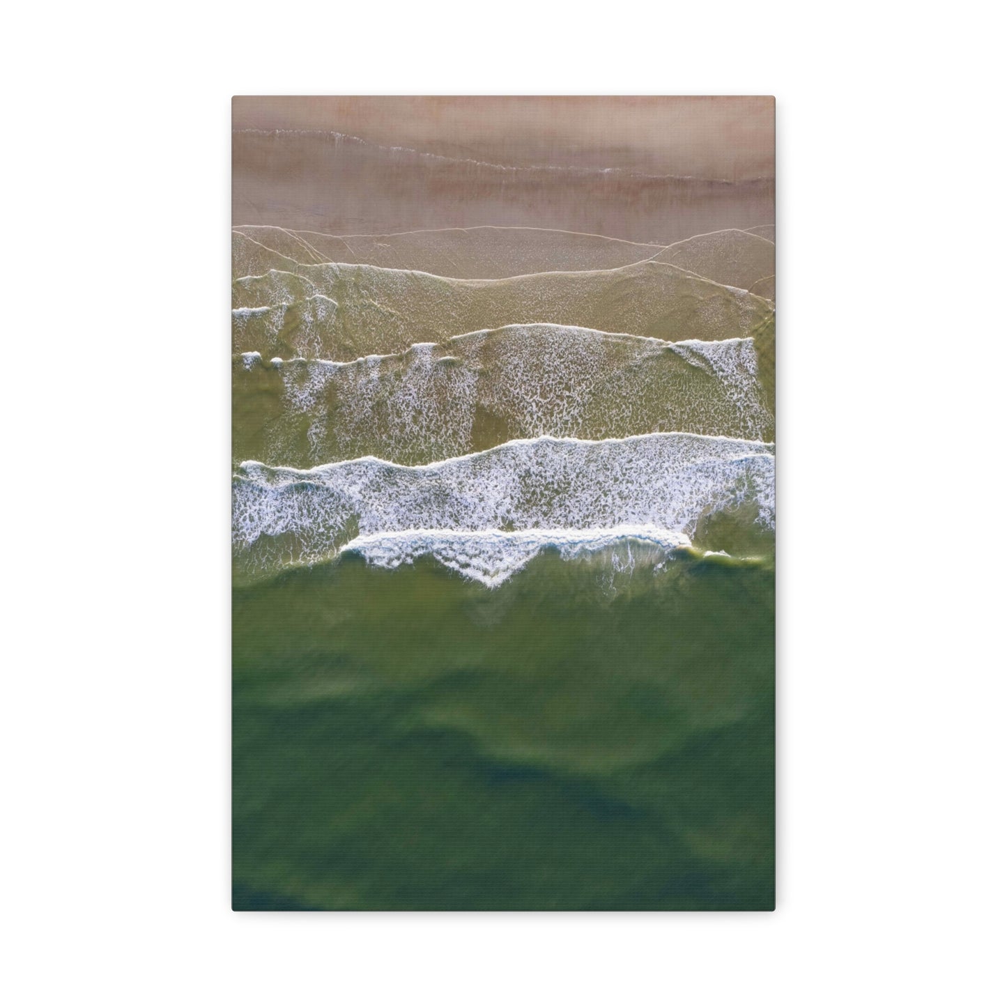 Sand Meets Water on Canvas