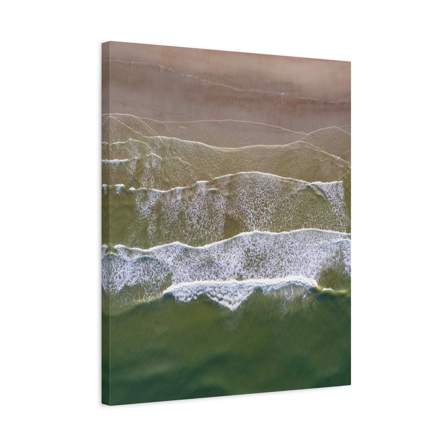 Sand Meets Water on Canvas