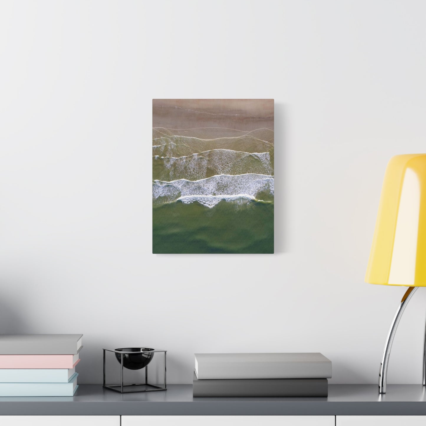 Sand Meets Water on Canvas