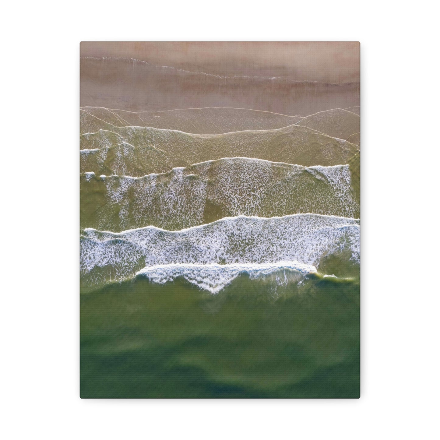 Sand Meets Water on Canvas