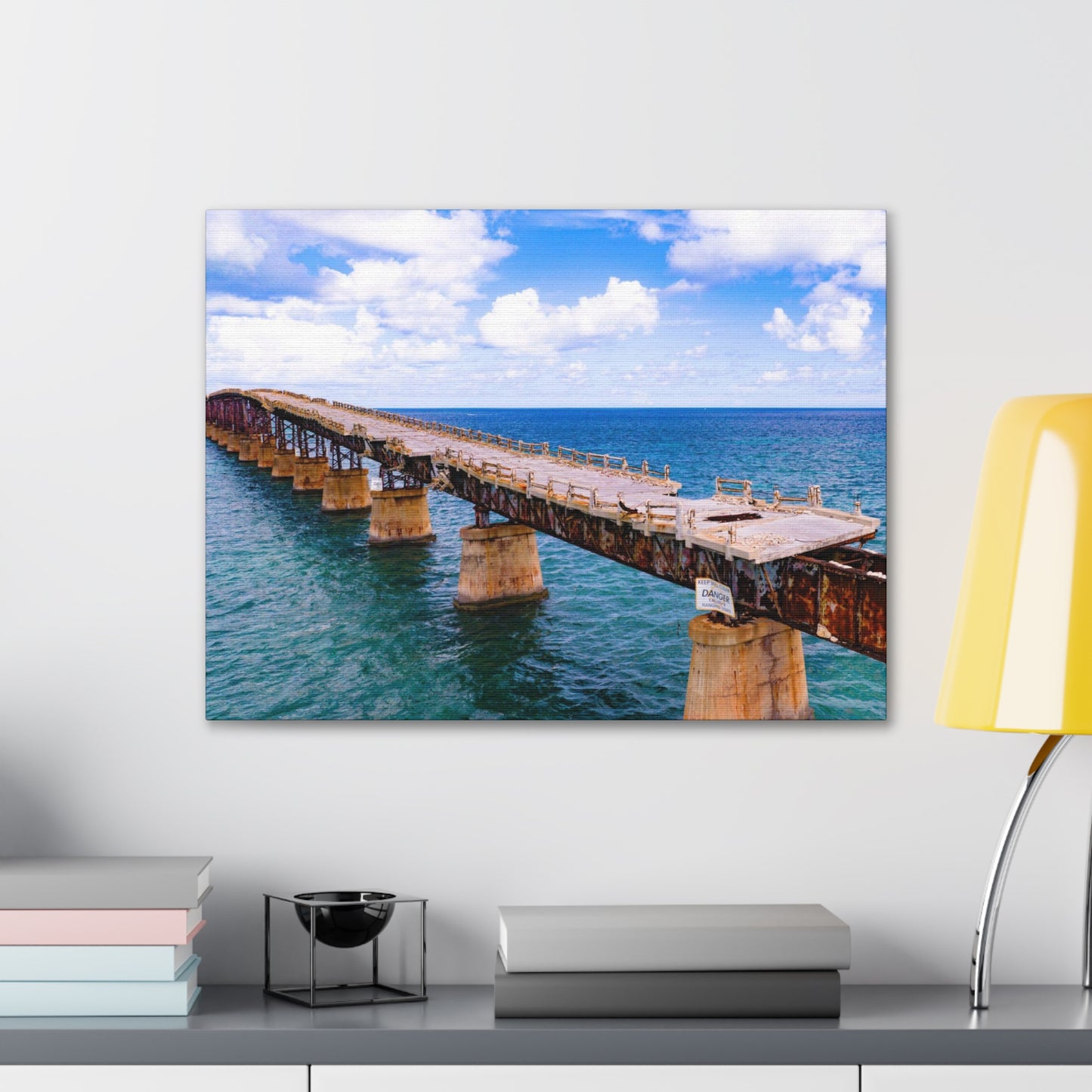 Keys Bridge on Canvas