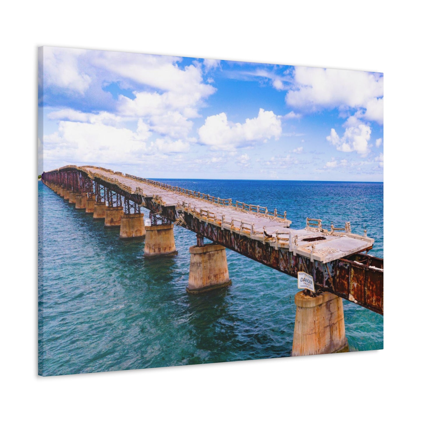 Keys Bridge on Canvas