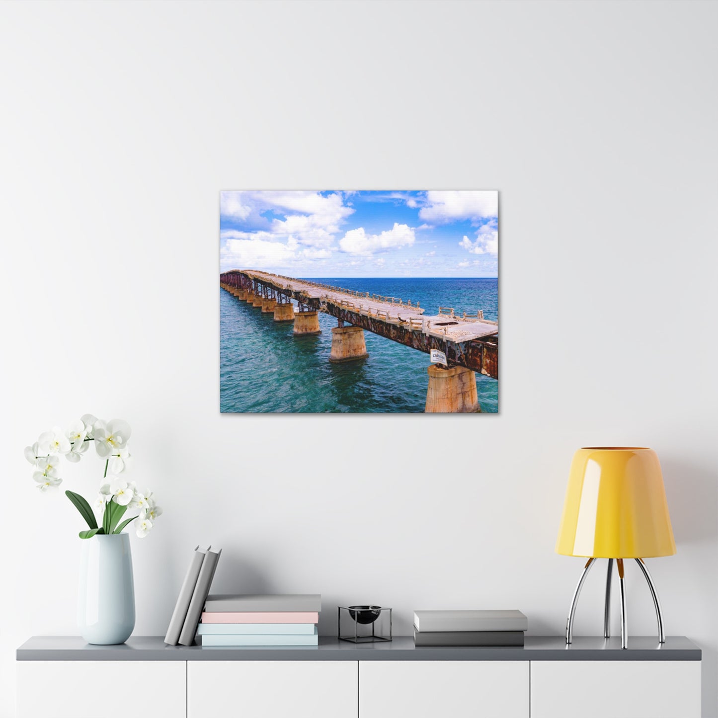 Keys Bridge on Canvas