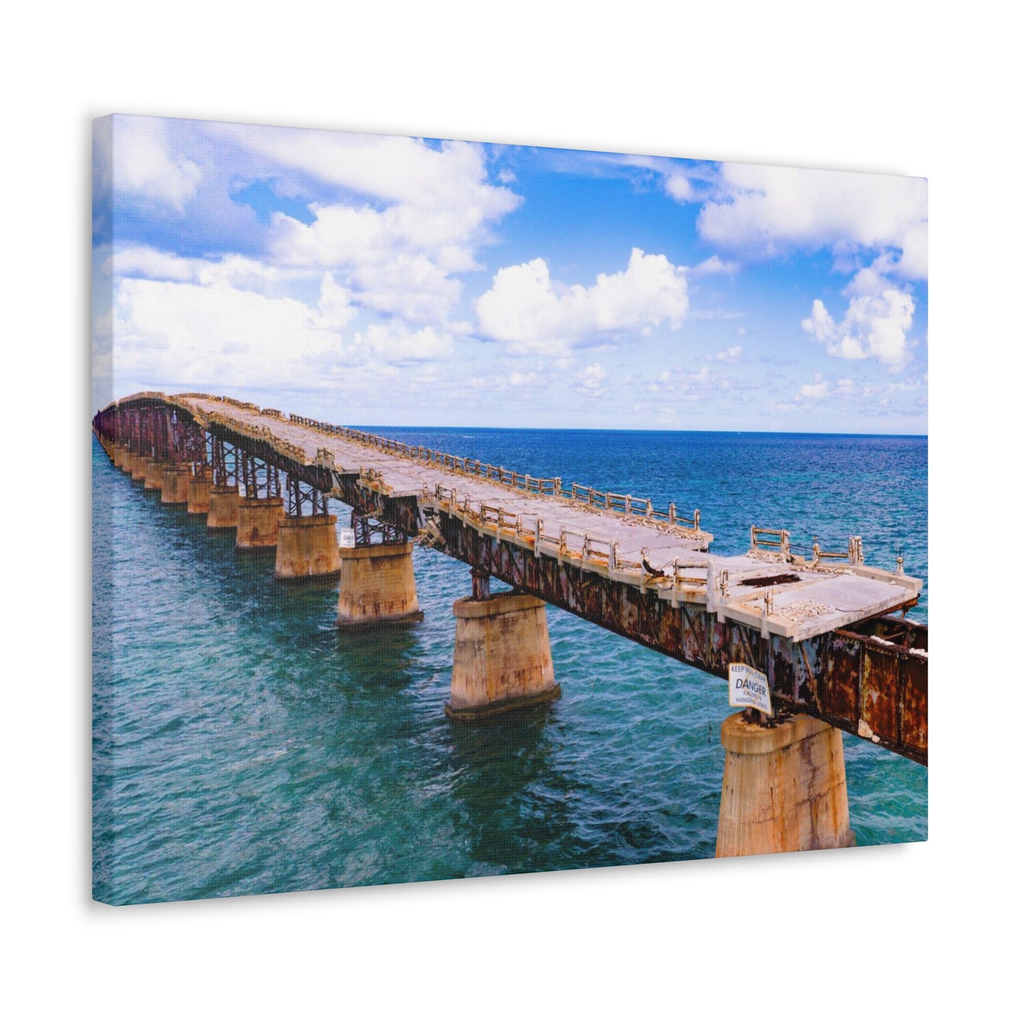 Keys Bridge on Canvas