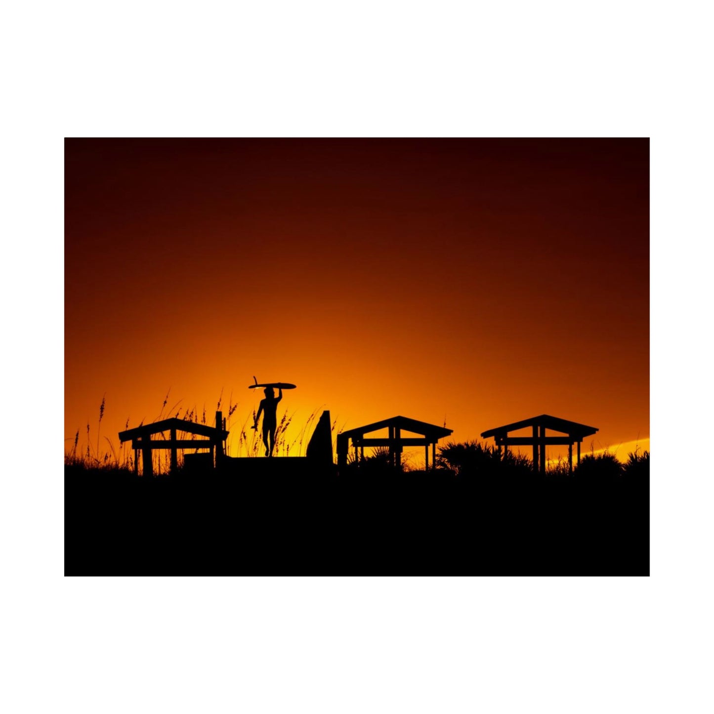 Surfer at Sunset