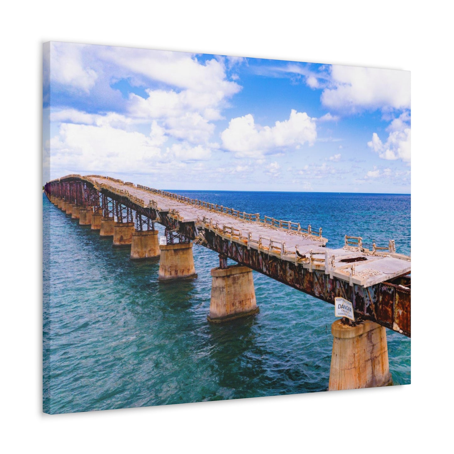 Keys Bridge on Canvas