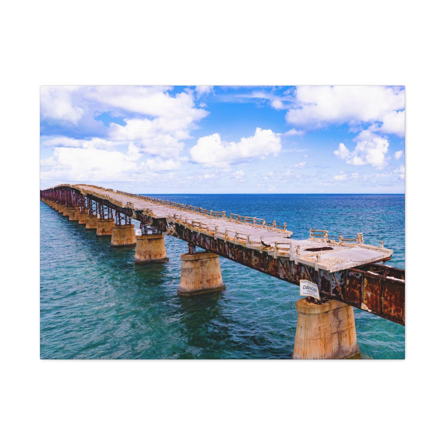 Keys Bridge on Canvas