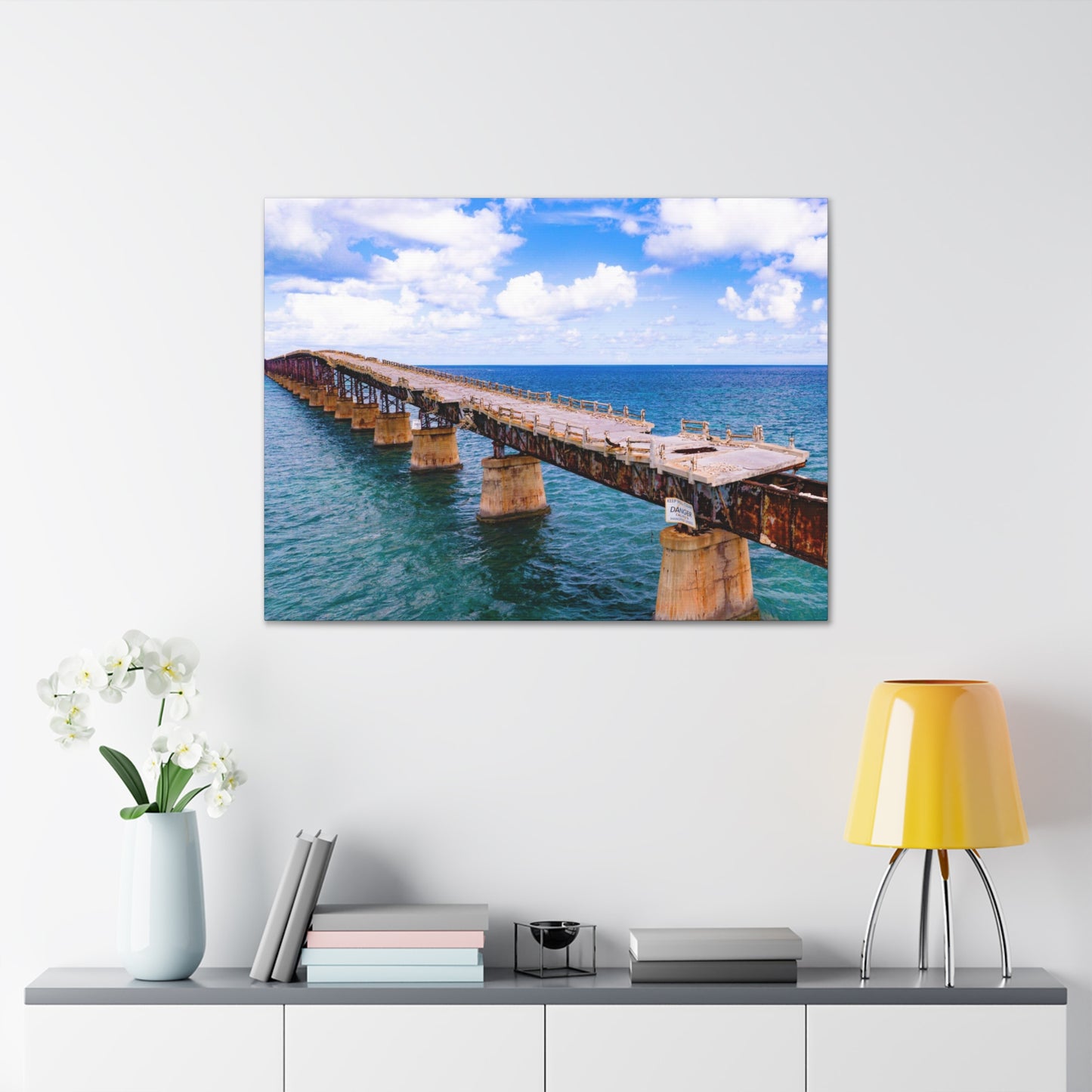 Keys Bridge on Canvas