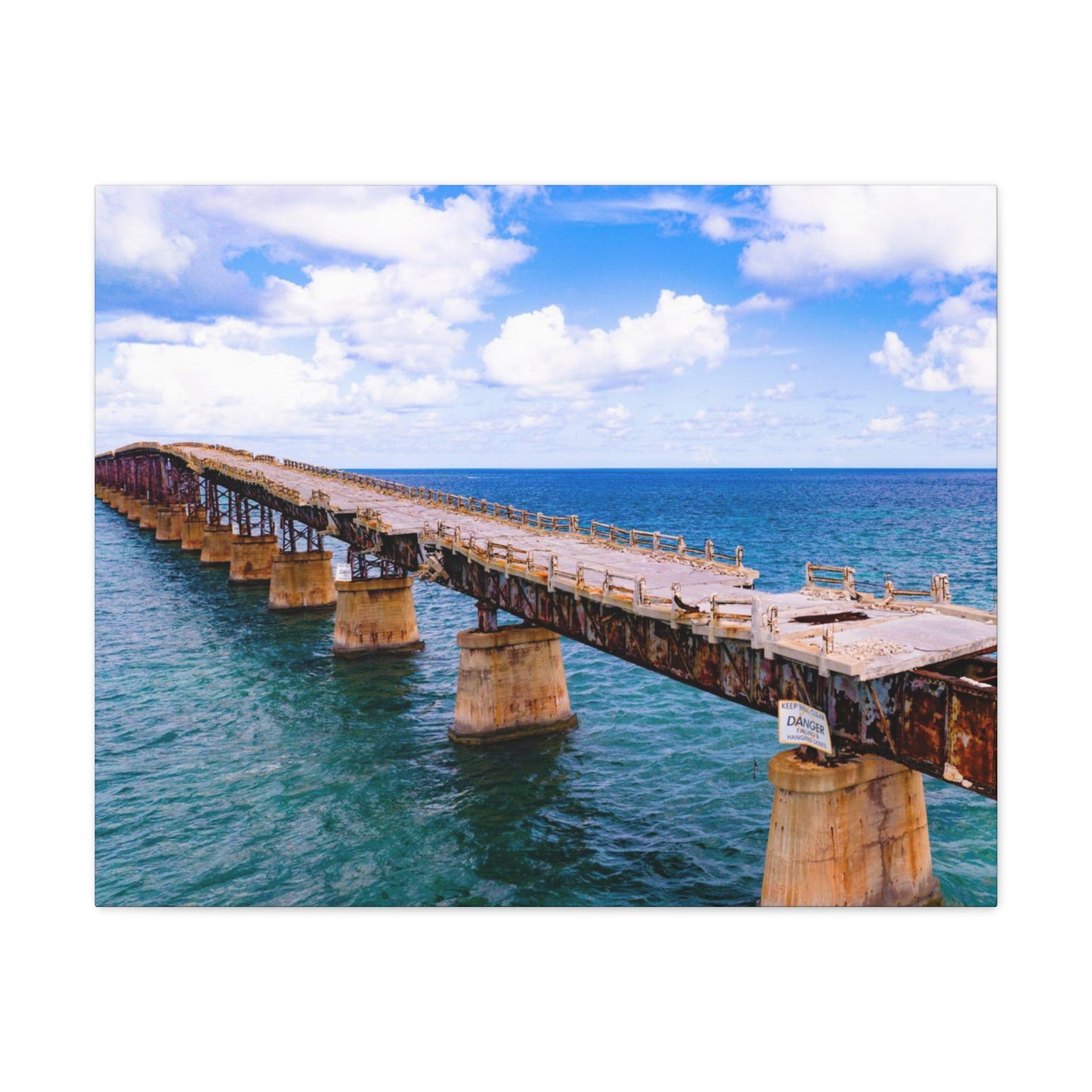 Keys Bridge on Canvas