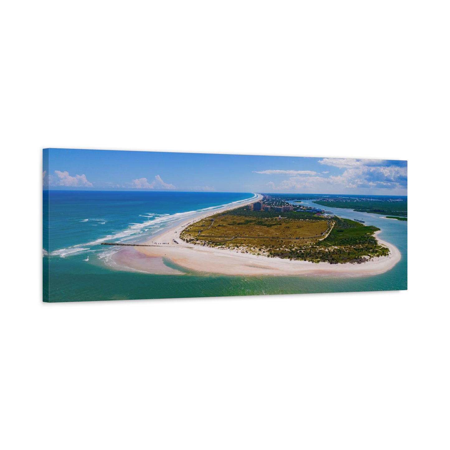 New Smyrna Beach Peninsula on Canvas