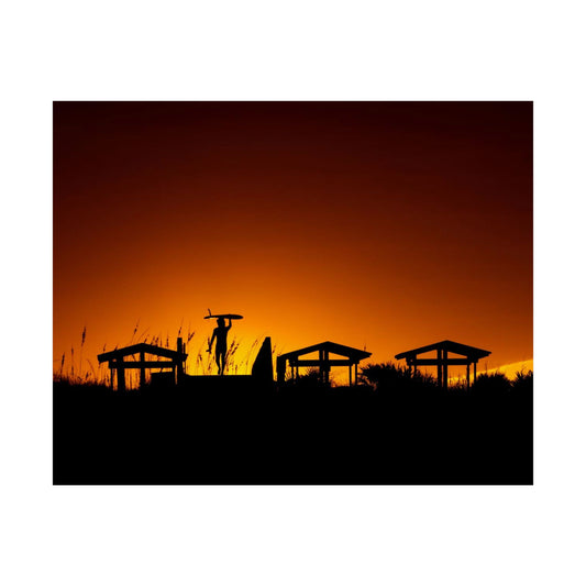 Surfer at Sunset