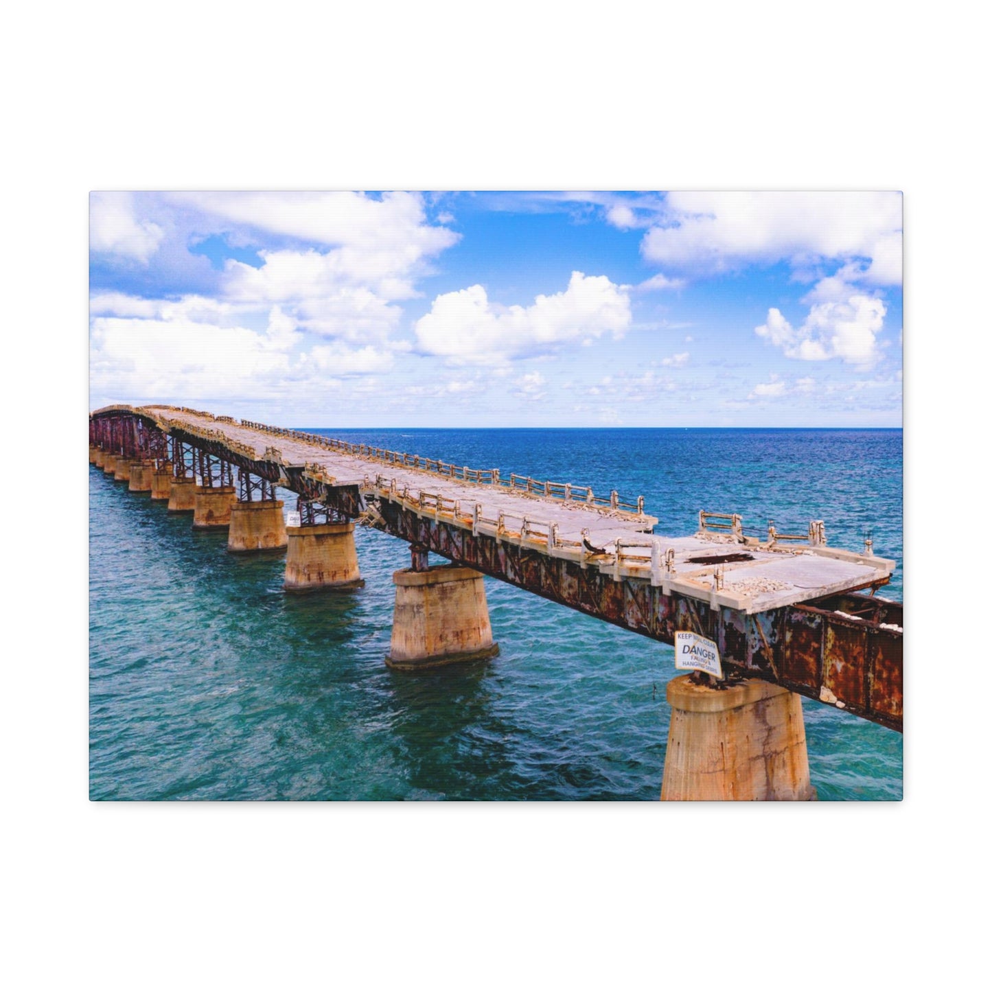 Keys Bridge on Canvas