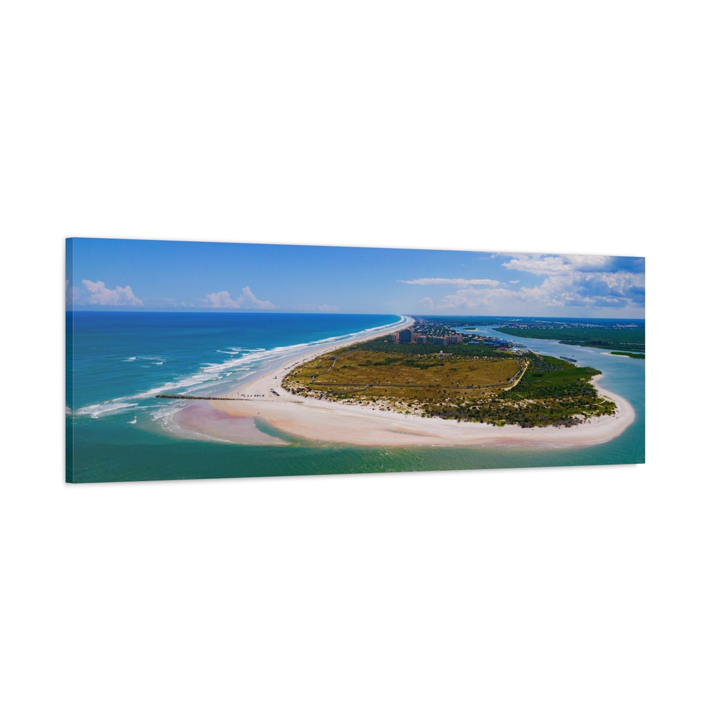 New Smyrna Beach Peninsula on Canvas