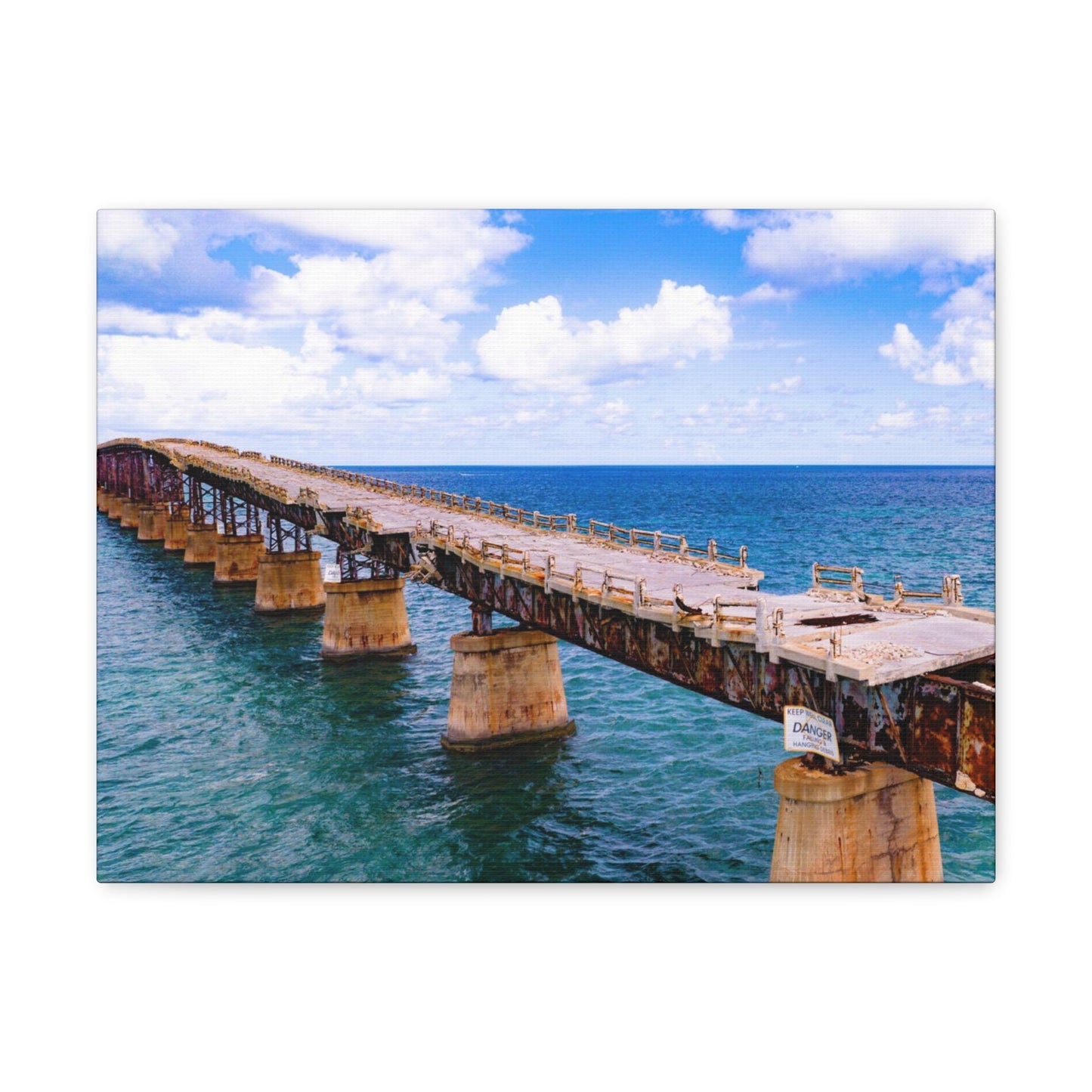 Keys Bridge on Canvas