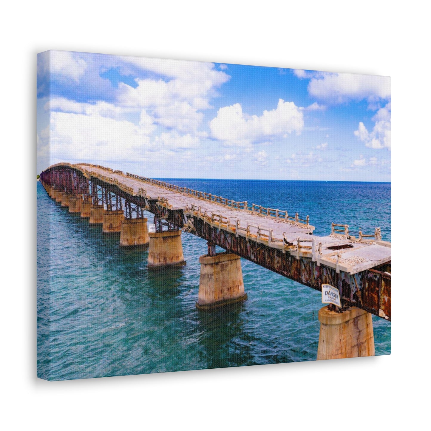 Keys Bridge on Canvas