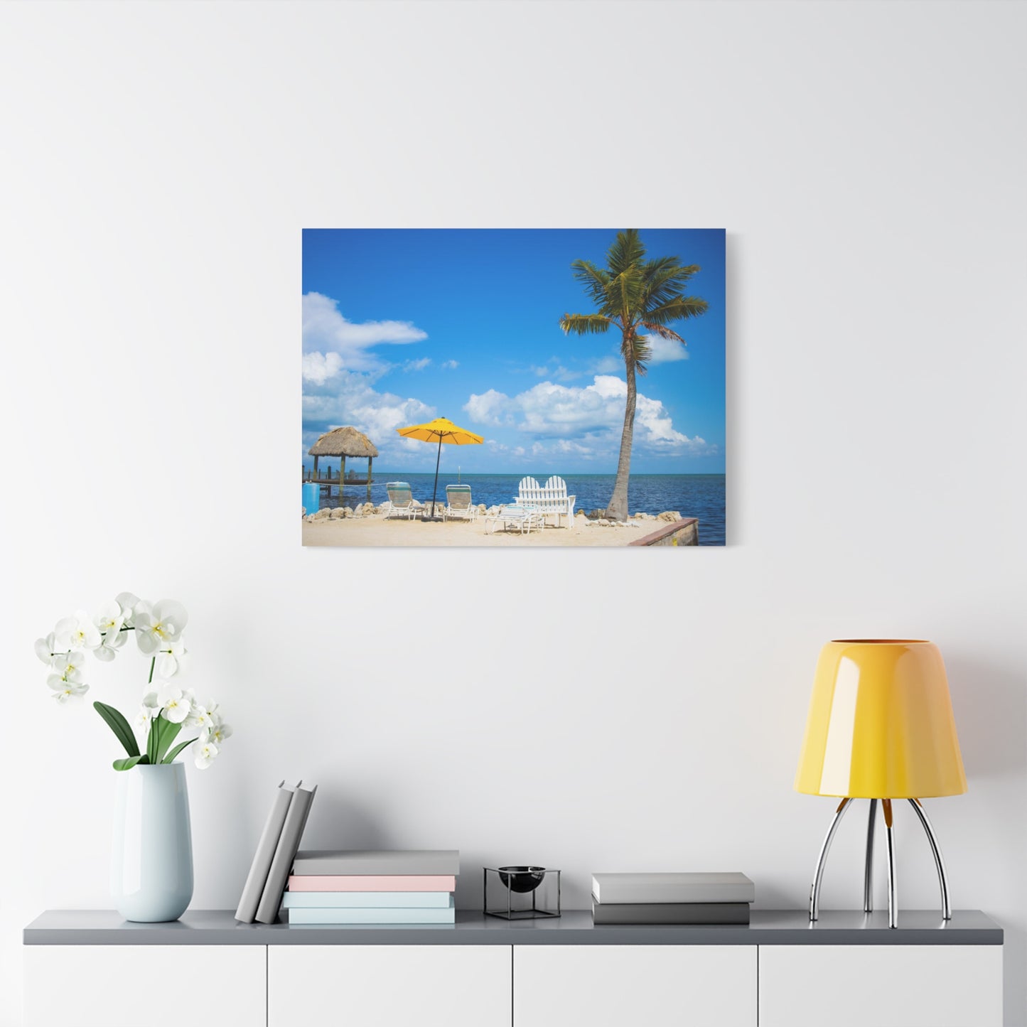 Sands Ramp Palm on Canvas